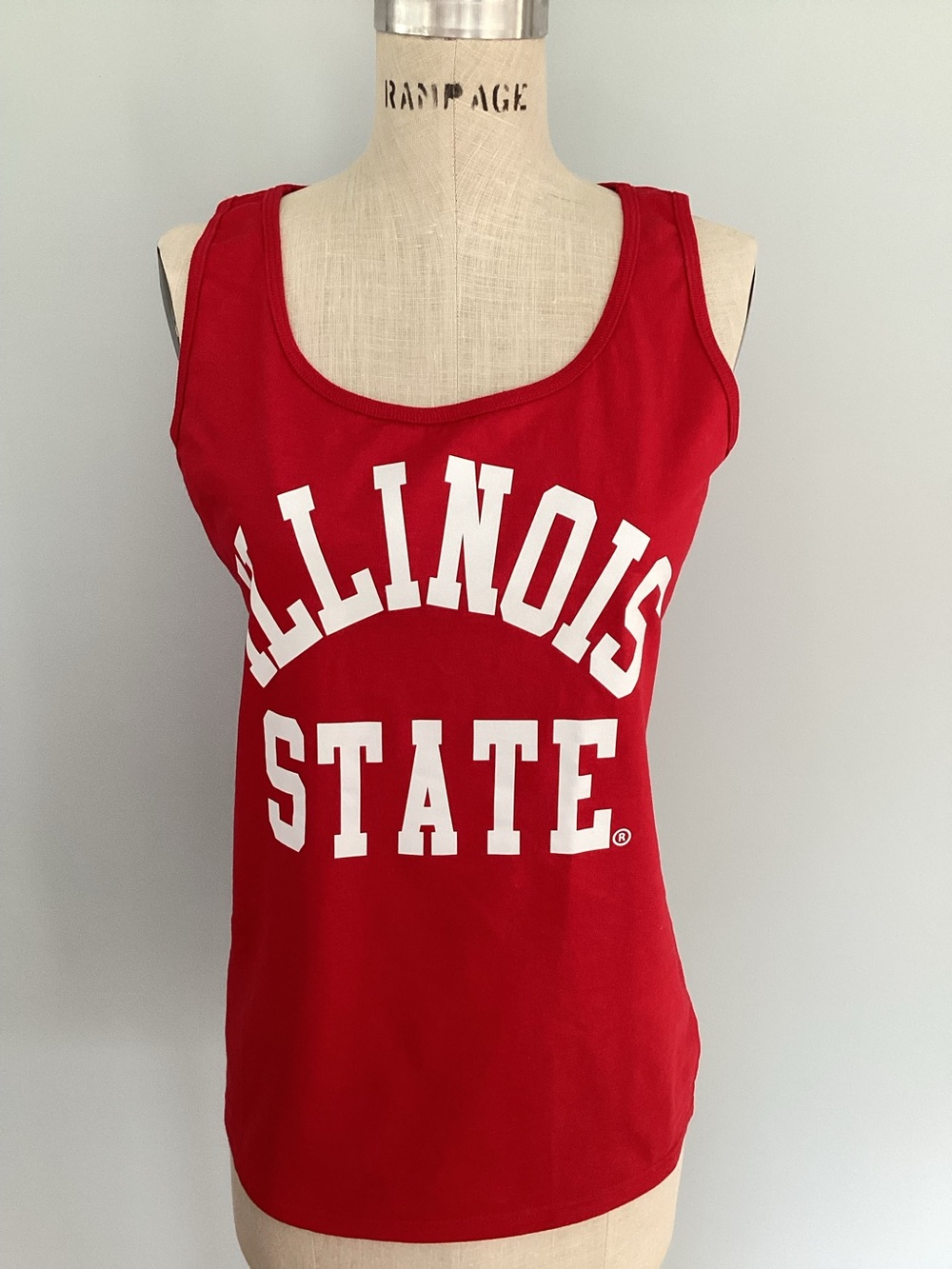 Illinois State Red Women's Tank Top Size Large